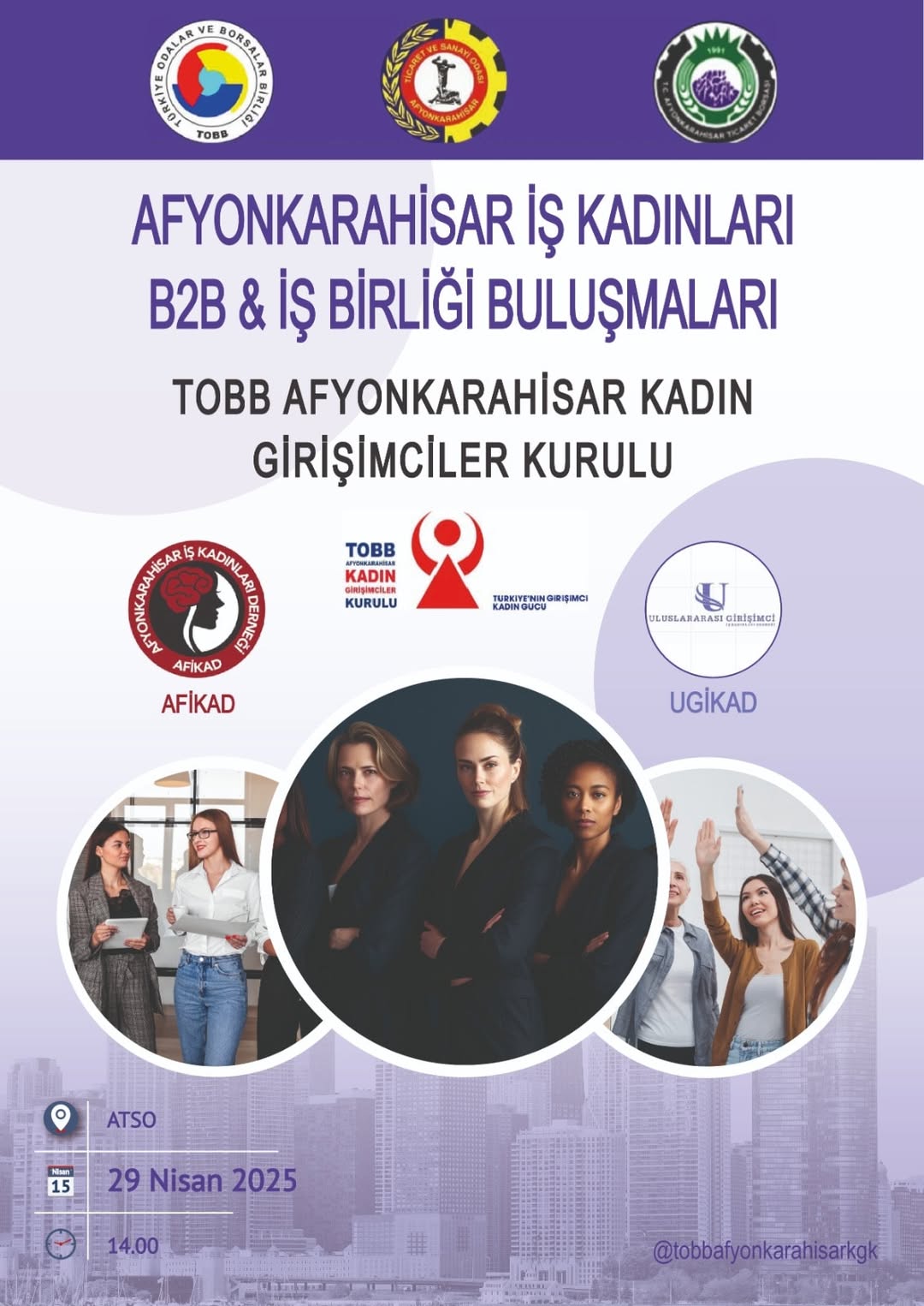 Afyonkarahisar'da İş Kadınları B2B Buluşması Düzenleniyor
