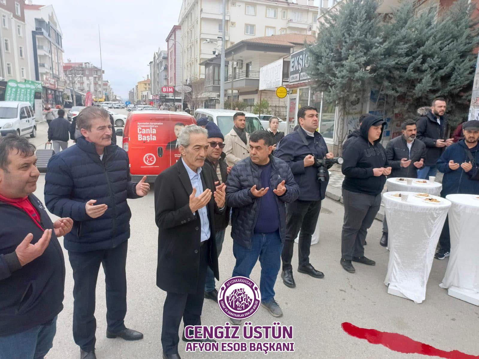 Esnaf Liderinden Dualı Mesaj: 