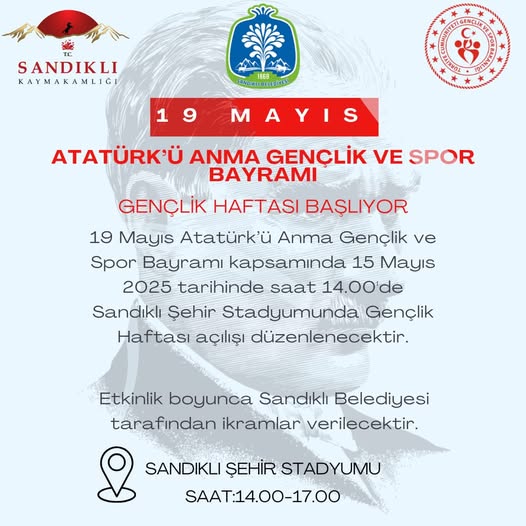 Sandıklı'da Gençlik Coşkusu: 19 Mayıs Kutlamaları Başlıyor!