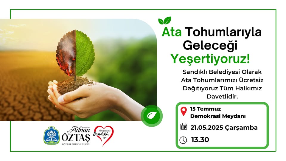 Sandıklı'da Ata Tohumu Dağıtımı Başlıyor: Doğal Tarıma Destek