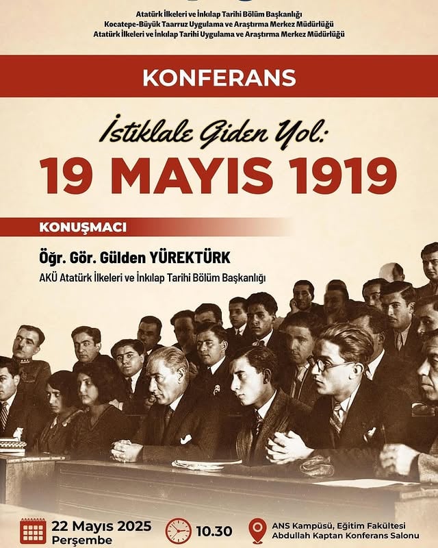 Afyon Kocatepe Üniversitesi'nde 19 Mayıs 1919 Anma Etkinliği Düzenlendi
