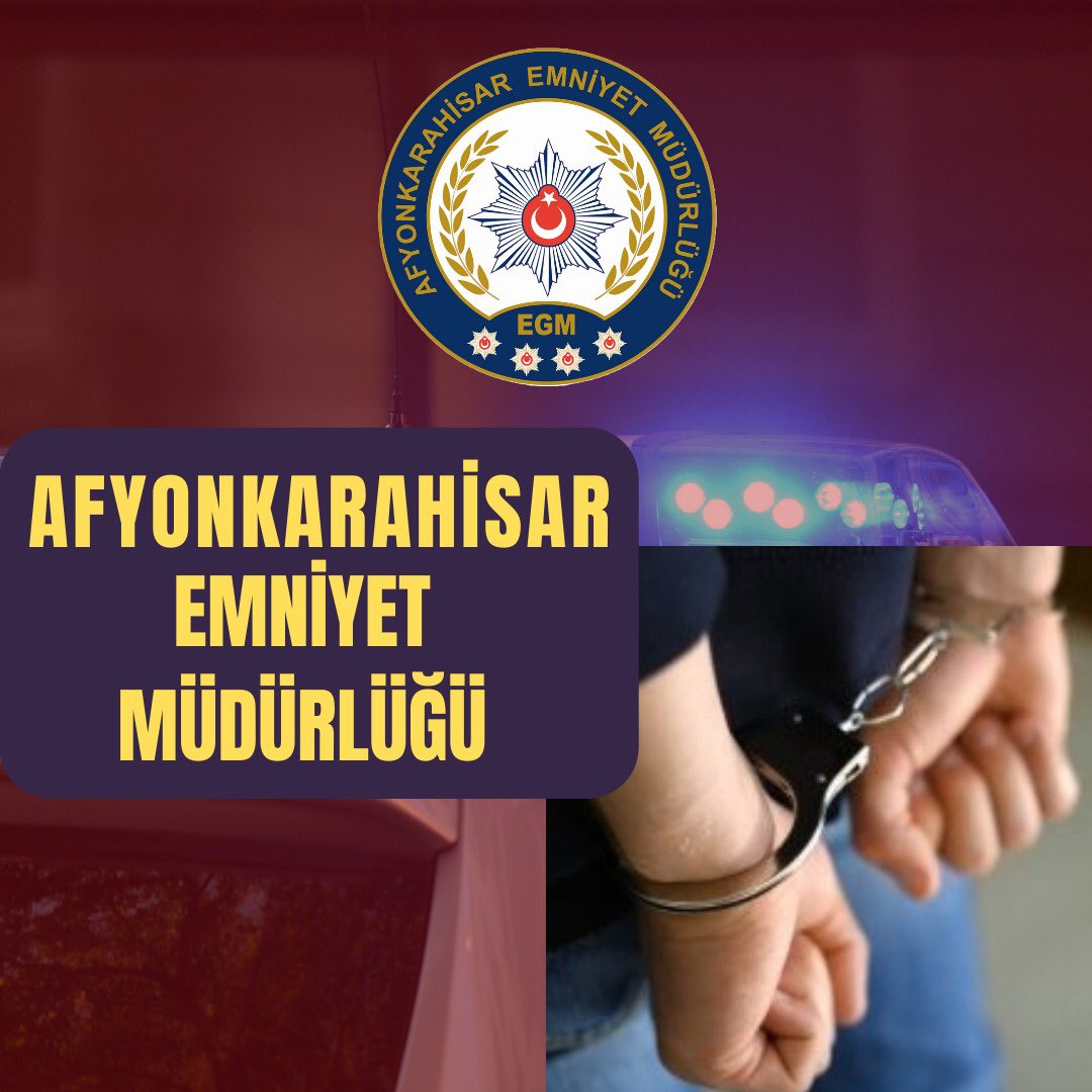 Afyonkarahisar'da Aranmakta Olan Hırsızlık Şüphelisi Yakalandı