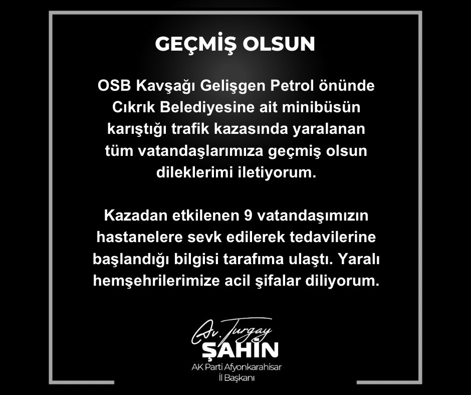 Afyonkarahisar'da Trafik Kazası: 9 Yaralı