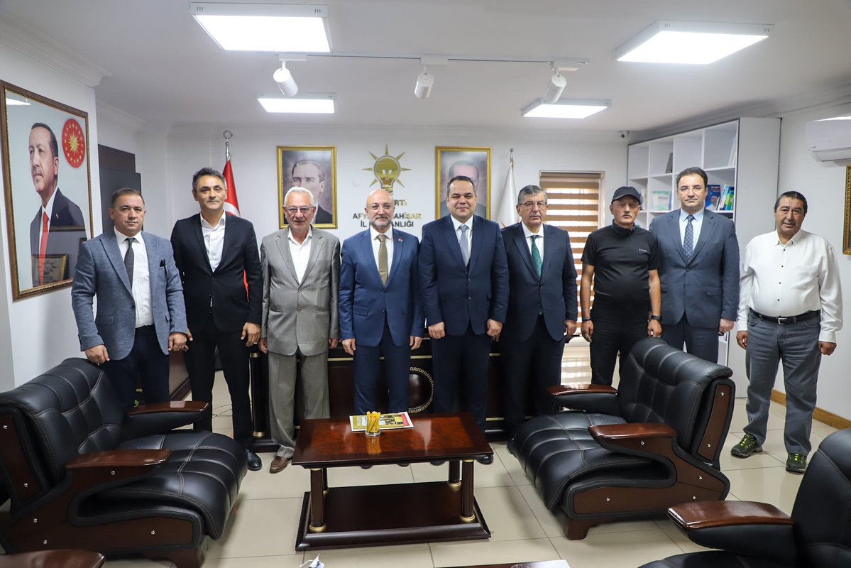 Afyonkarahisar AK Parti'ye Gazeteciler Cemiyeti Ziyareti