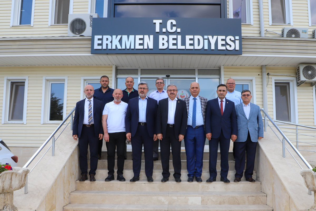 AK Partili Turgay Şahin, Erkmen'de Proje İstişarelerinde Bulundu