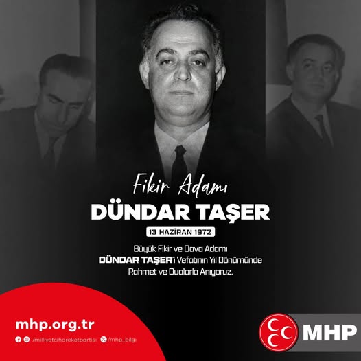Afyonkarahisar MHP'de Dündar Taşer Anma Töreni
