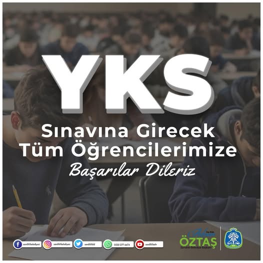 Sandıklı'da YKS Heyecanı: Başkan Öztaş'tan Öğrencilere Başarı Mesajı