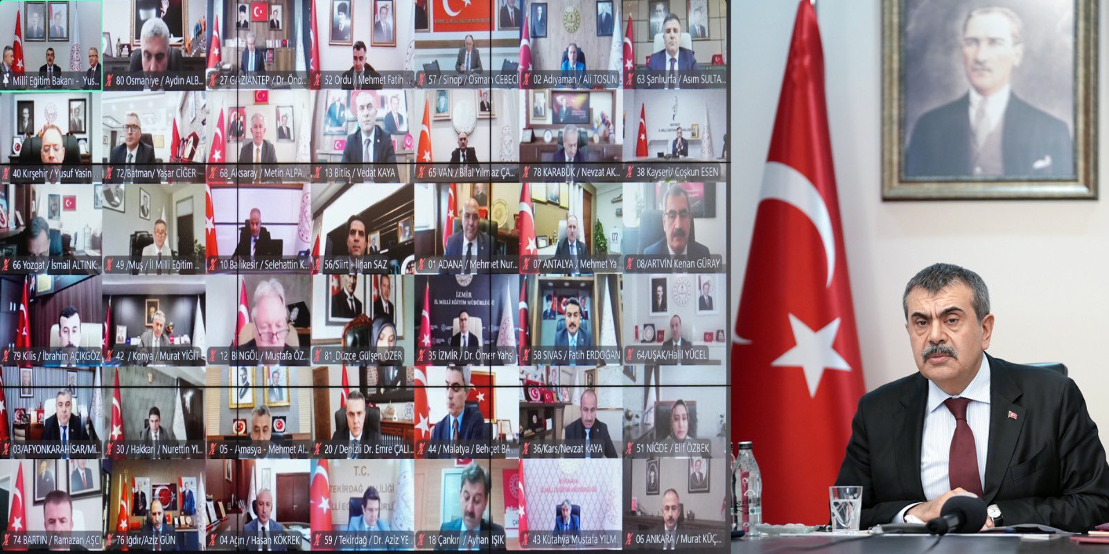 Milli Eğitim Bakanı, 81 İl Müdürü ile Toplantı Yaptı