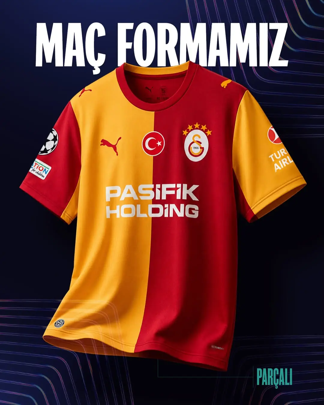 Galatasaray, Sporting CP Maçına Parçalı Forma ile Çıkacak