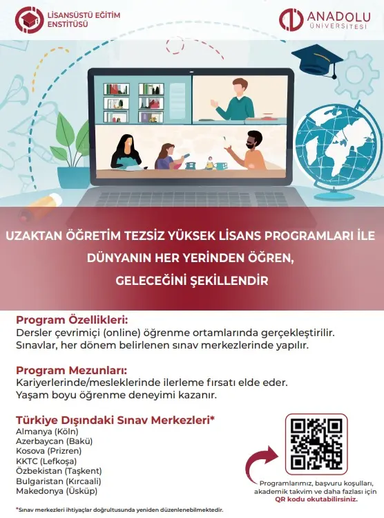 Uzaktan öğretimle lisansüstü eğitim fırsatı