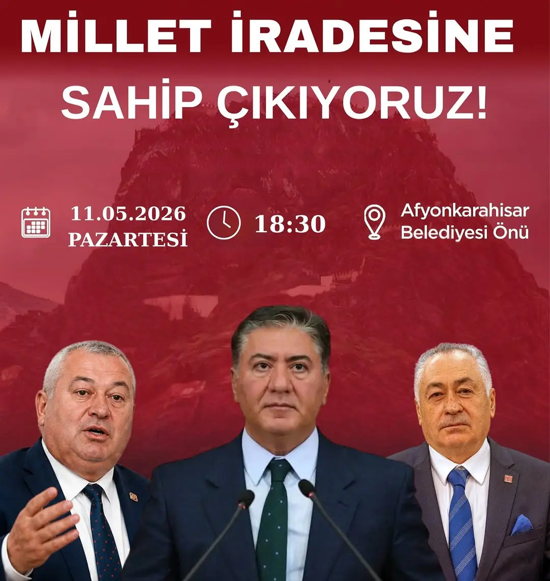 Afyonkarahisar Chp İl Kadın Kolları Başkanlığı'ndan Çağrı: Millet İradesine Sahip Çıkıyor Eylemi!