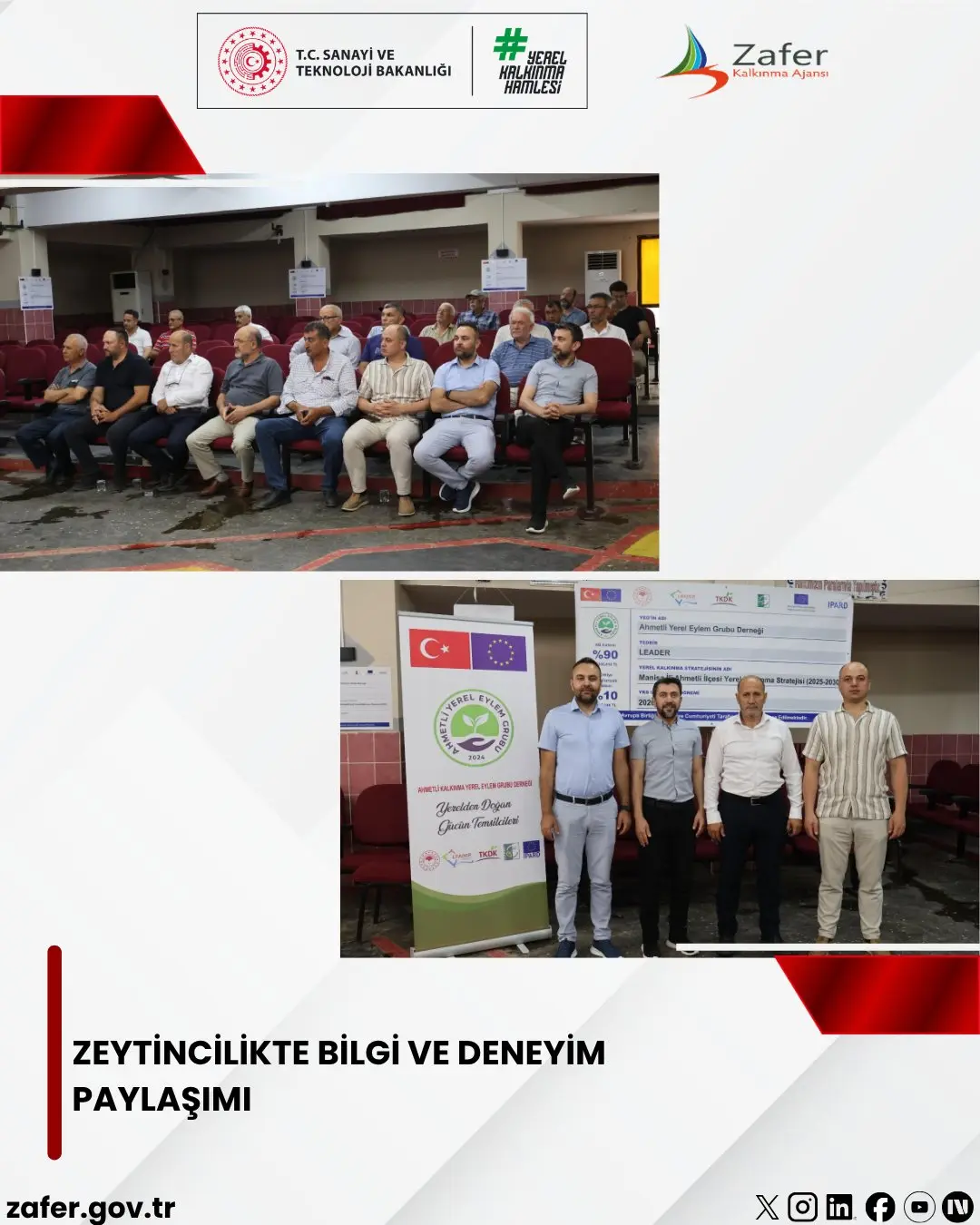 Manisa Yatırım Destek Ofisi Zeytincilik Eğitimi Düzenledi