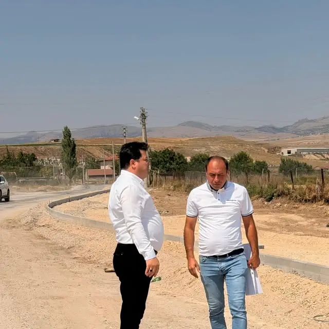 Cezaevi Yolu'nda asfalt ve kaldırım çalışmaları tamamlanıyor