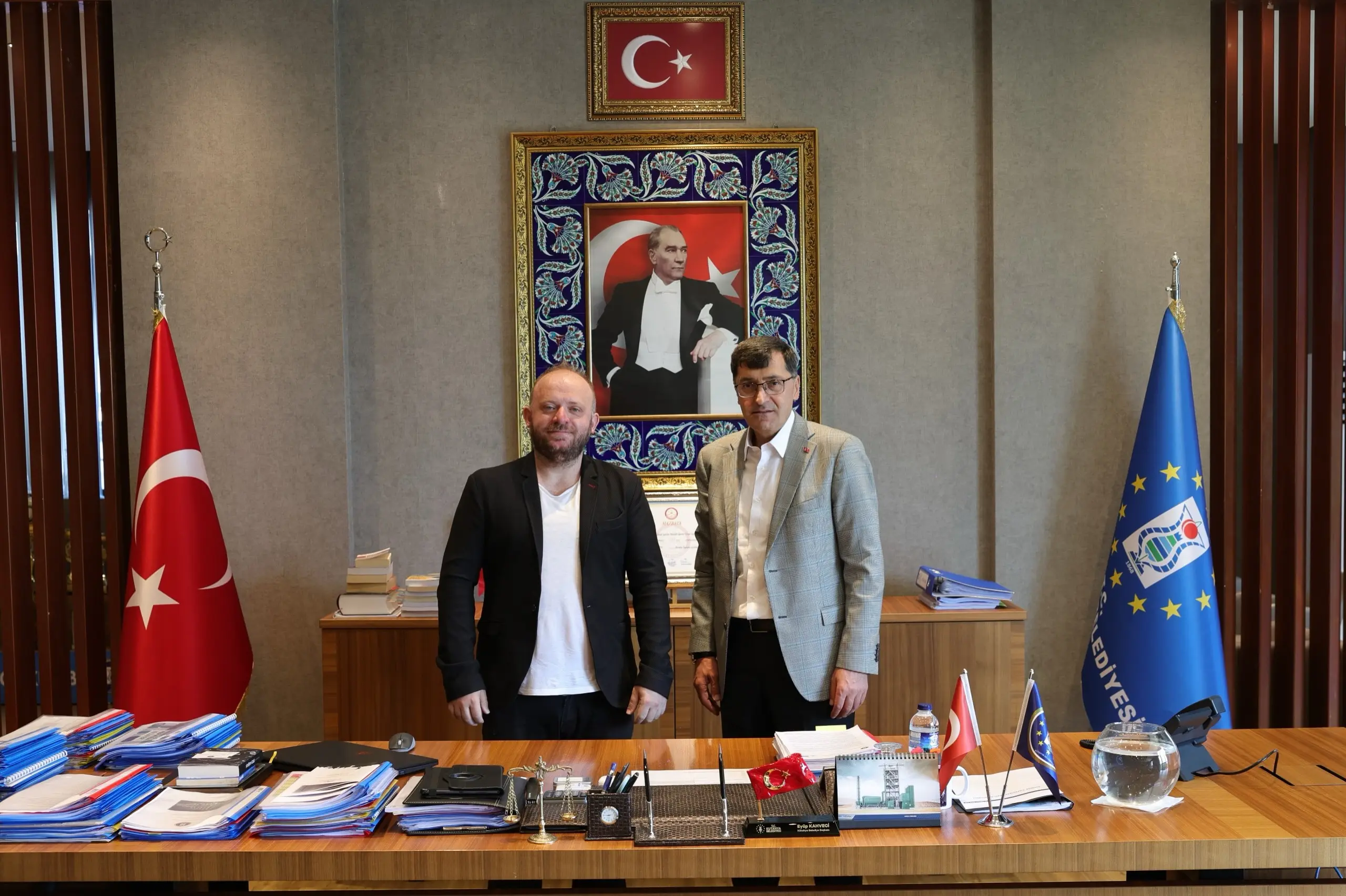 Kütahya'da Abdullah Reha Nazlı ile görüşme yapıldı
