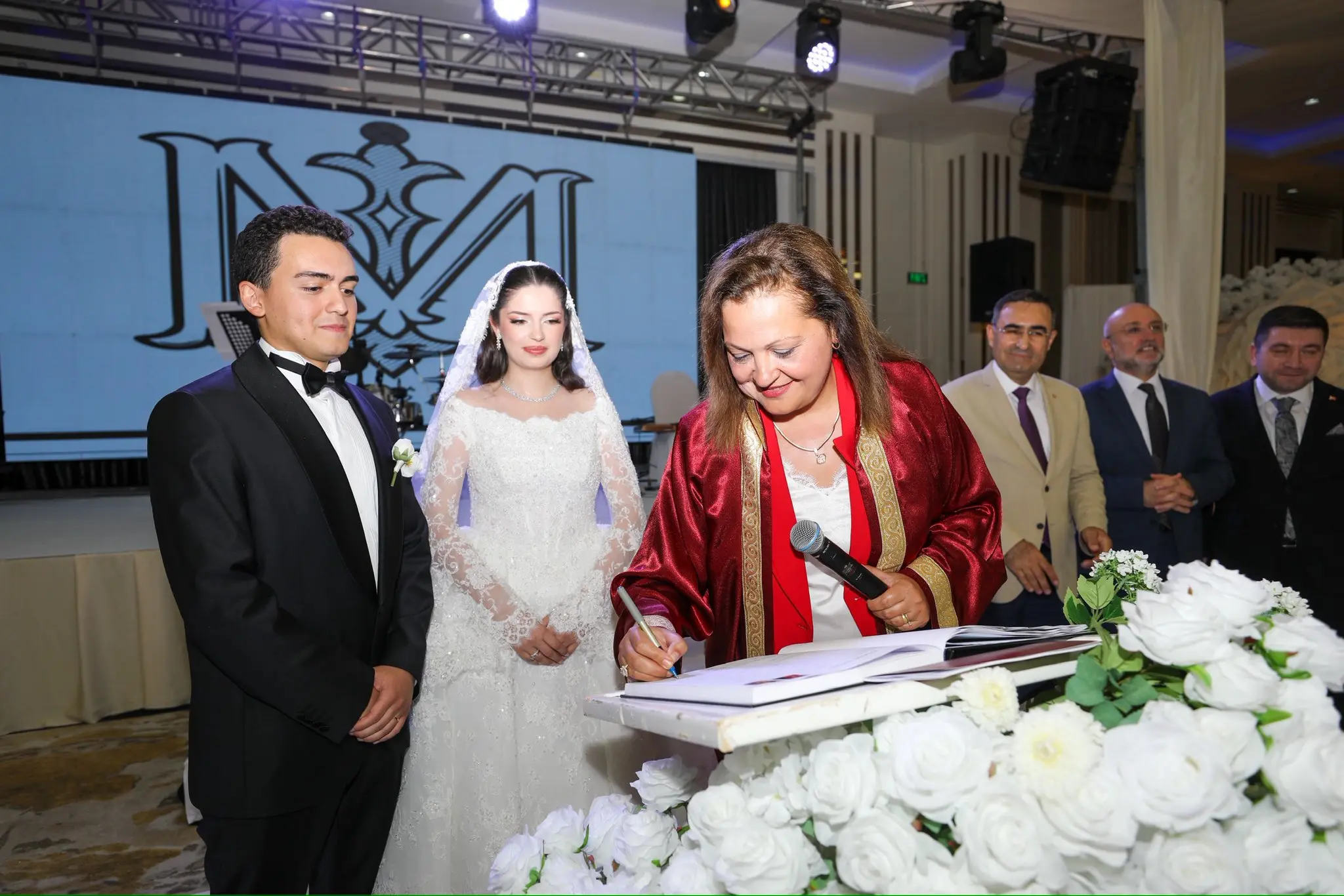 Makbule Nur Şapdeniz ve İsmail Çağrı Birdane'nin nikahı