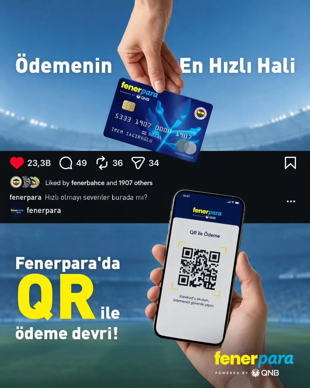 Fenerpara ile QR Kodunu Okutarak Hızlı ve Güvenli Ödeme Yapın!