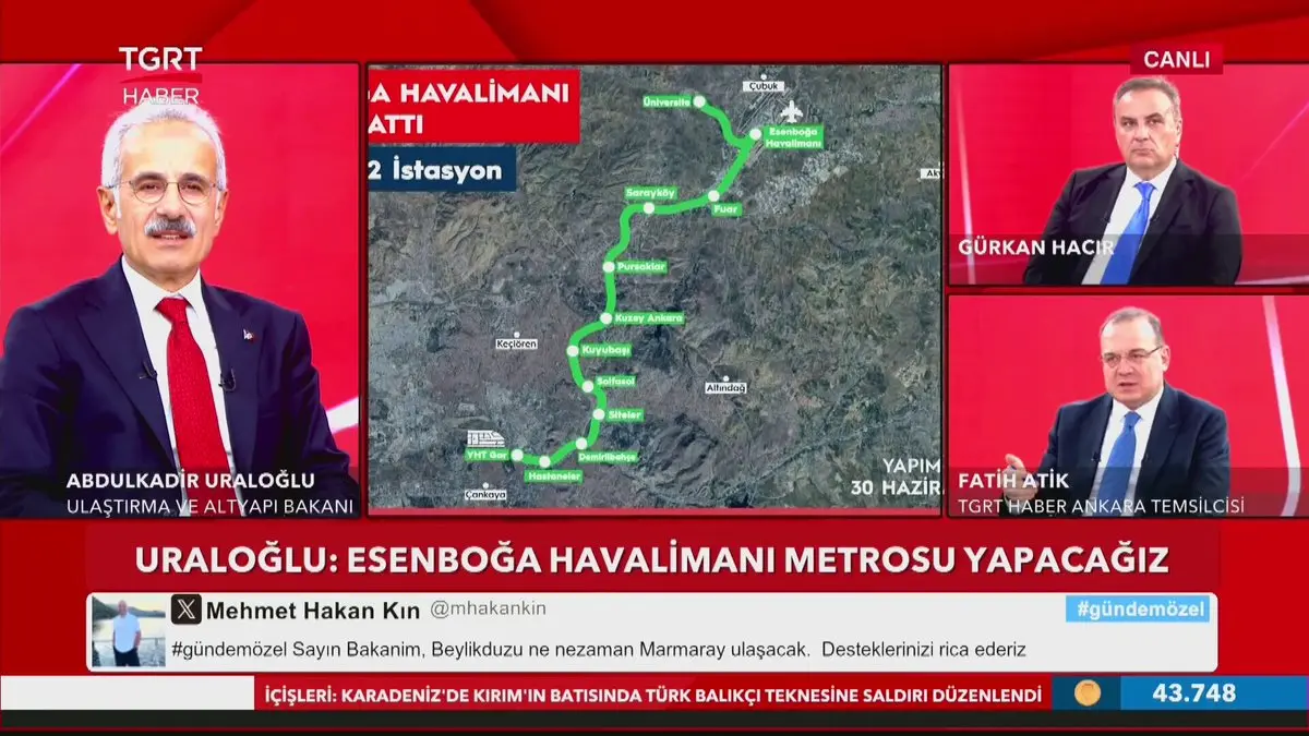 Halkalı-Arnavutköy Metro Açılışı 19 Haziran'da Gerçekleşecek