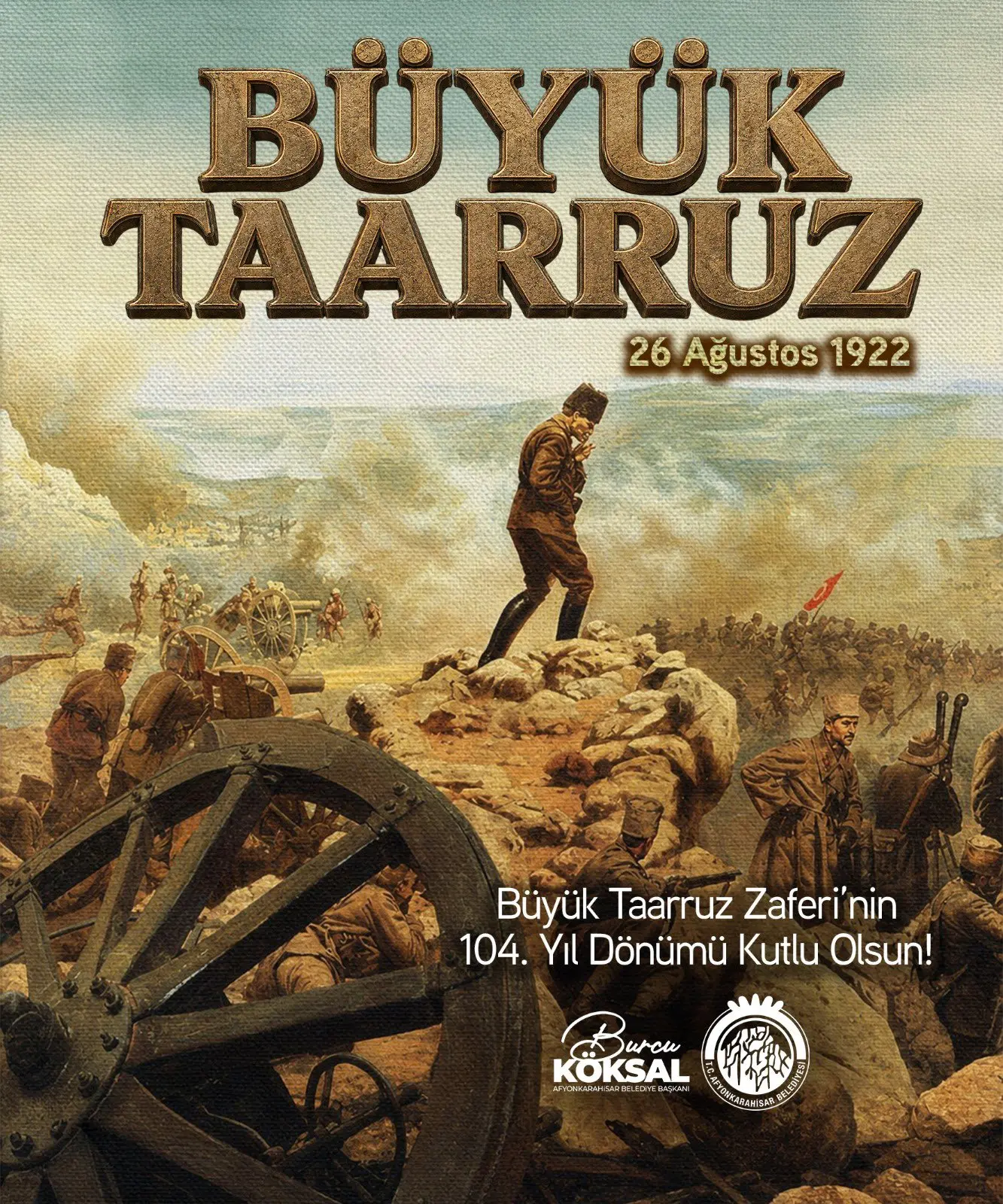 Büyük Taarruz'un 104. yıl dönümü anılıyor