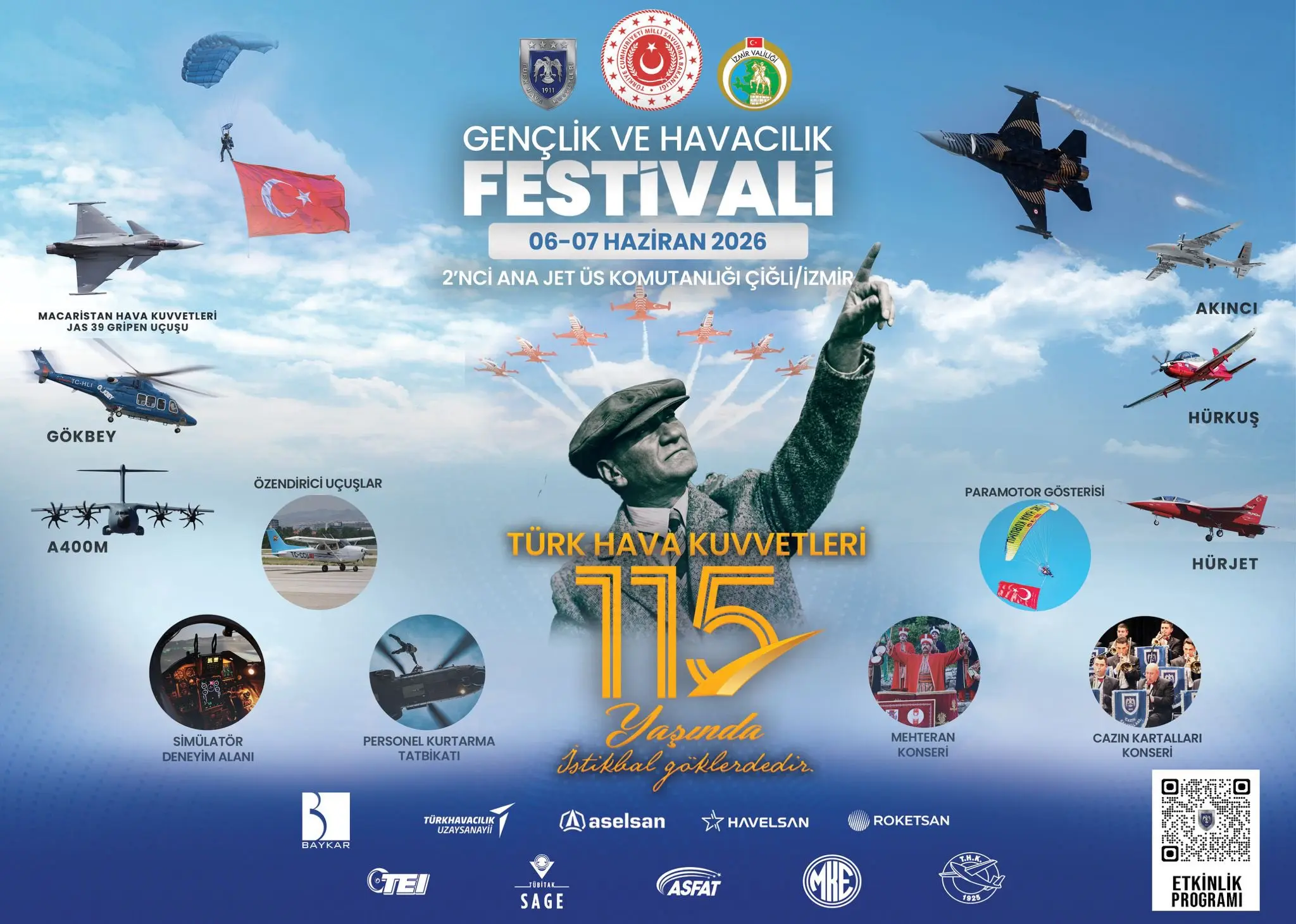 Gençlik ve Havacılık Festivali başlıyor