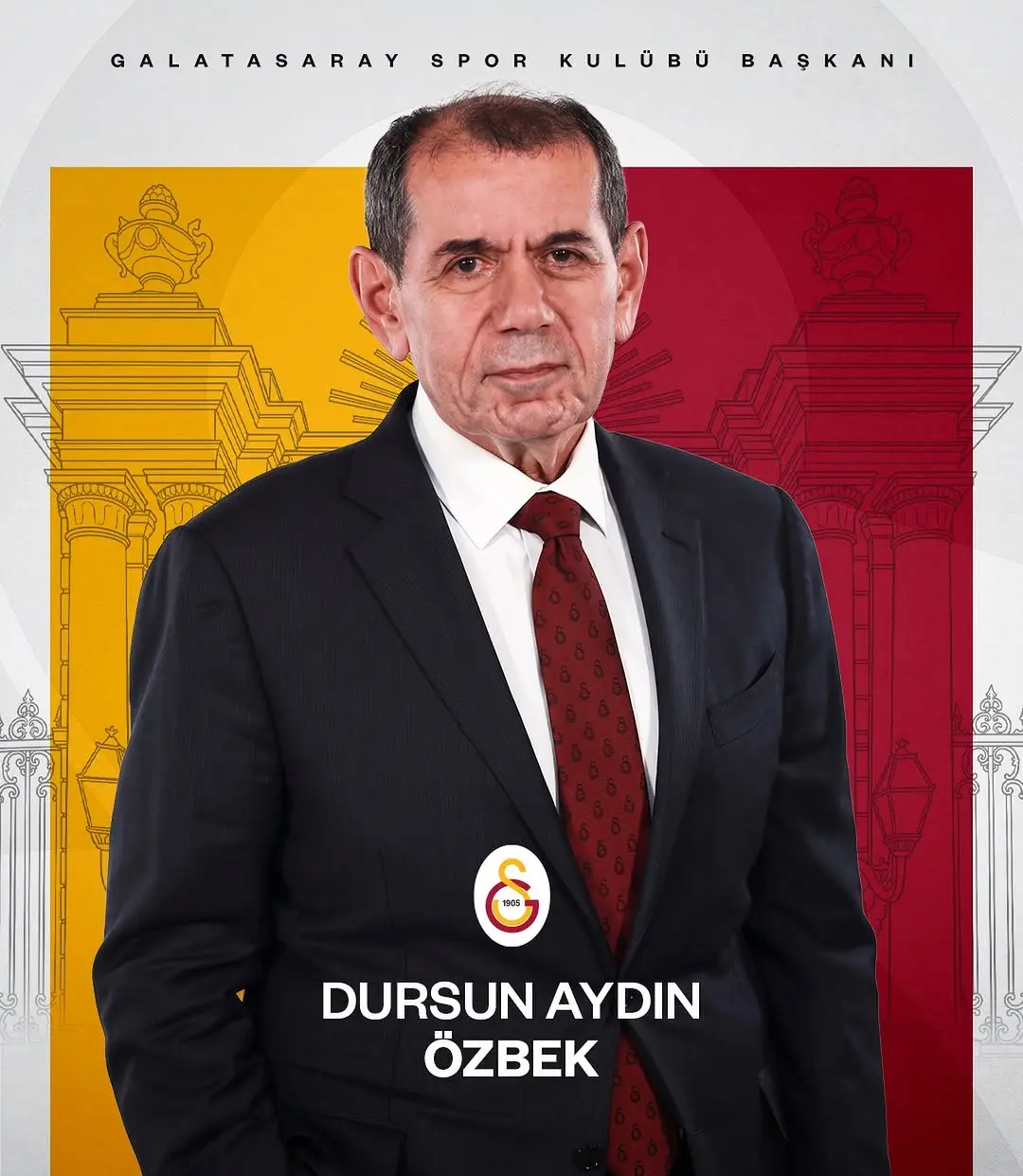 Galatasaray Spor Kulübü'nün 36. Başkanı Dursun Aydın Özbek 4. Kez Başkan Seçildi