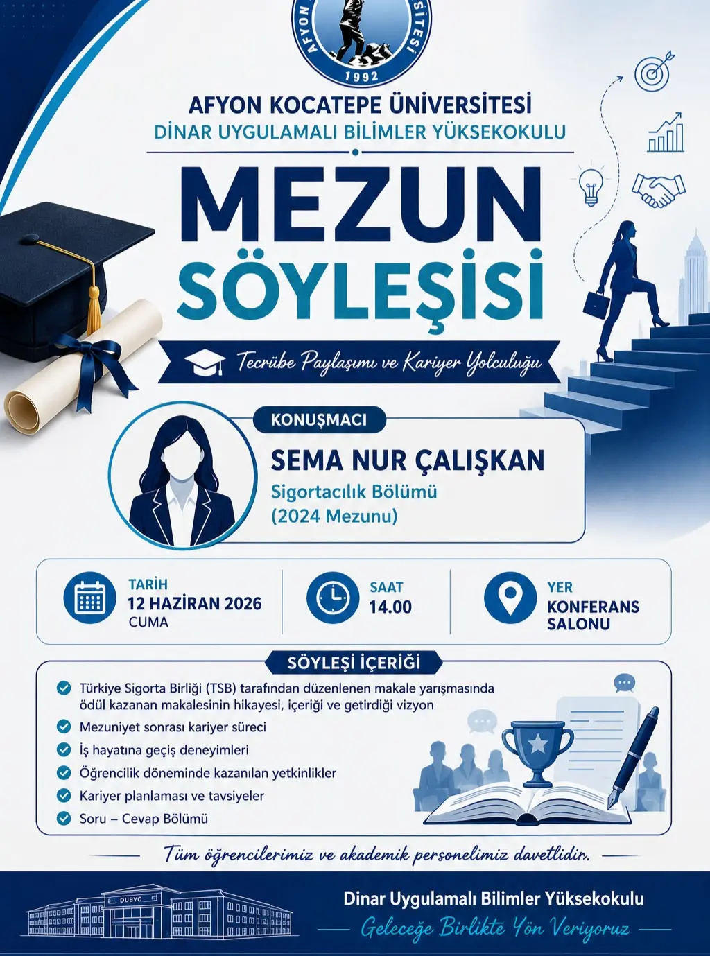 Mezun Söyleşisi Etkinliği Düzenlenecek