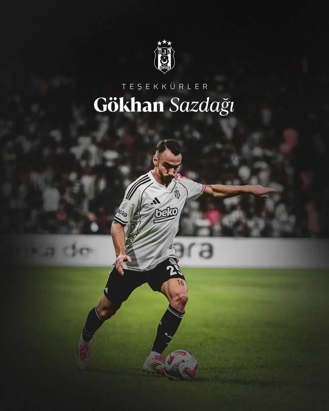 Beşiktaş Spor Kulübü'nden Resmi Açıklama: Gökhan Sazdağı Transferi