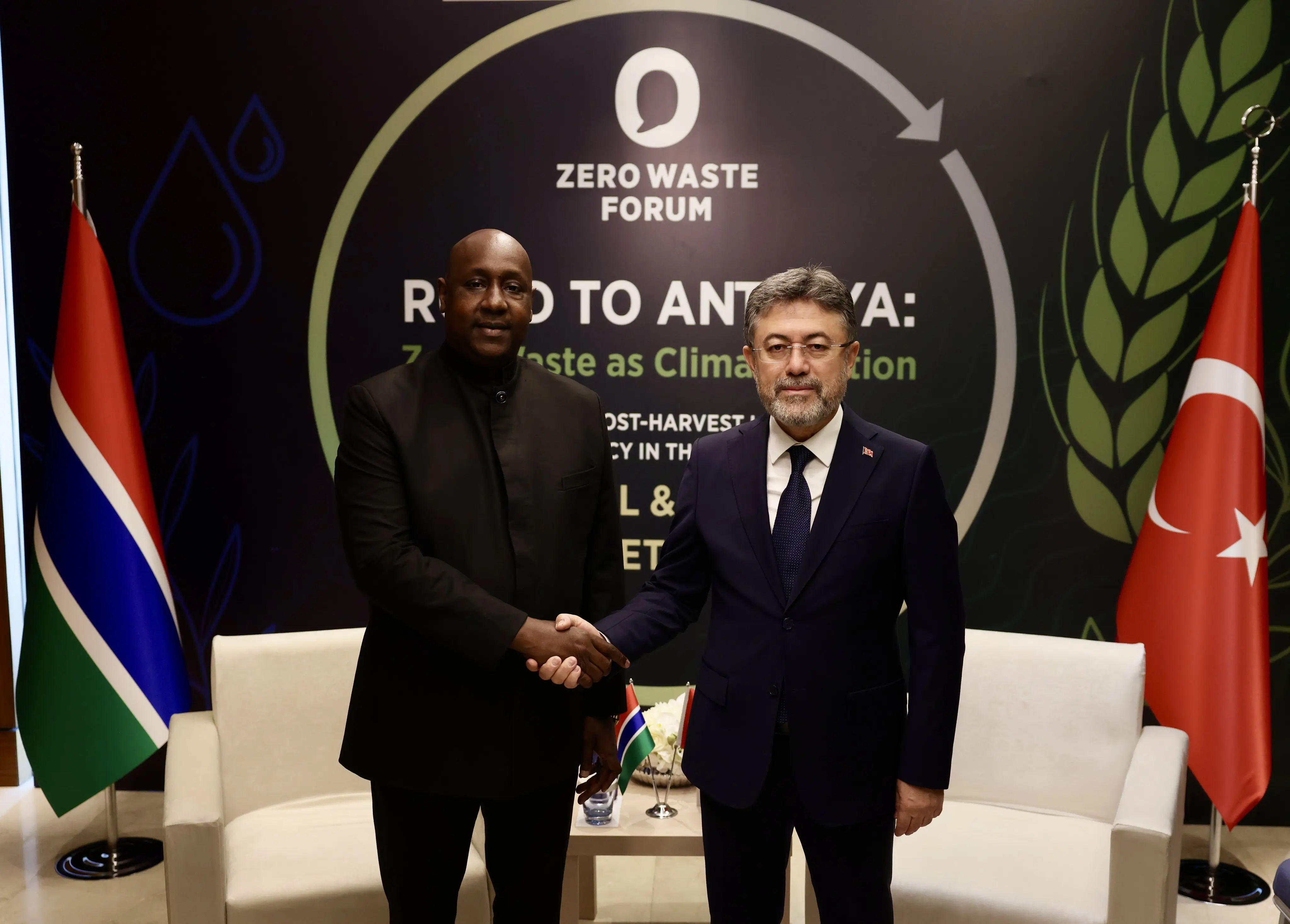 Sıfır Atık Forumu'nda Gambiya Tarım Bakanı ile görüşme