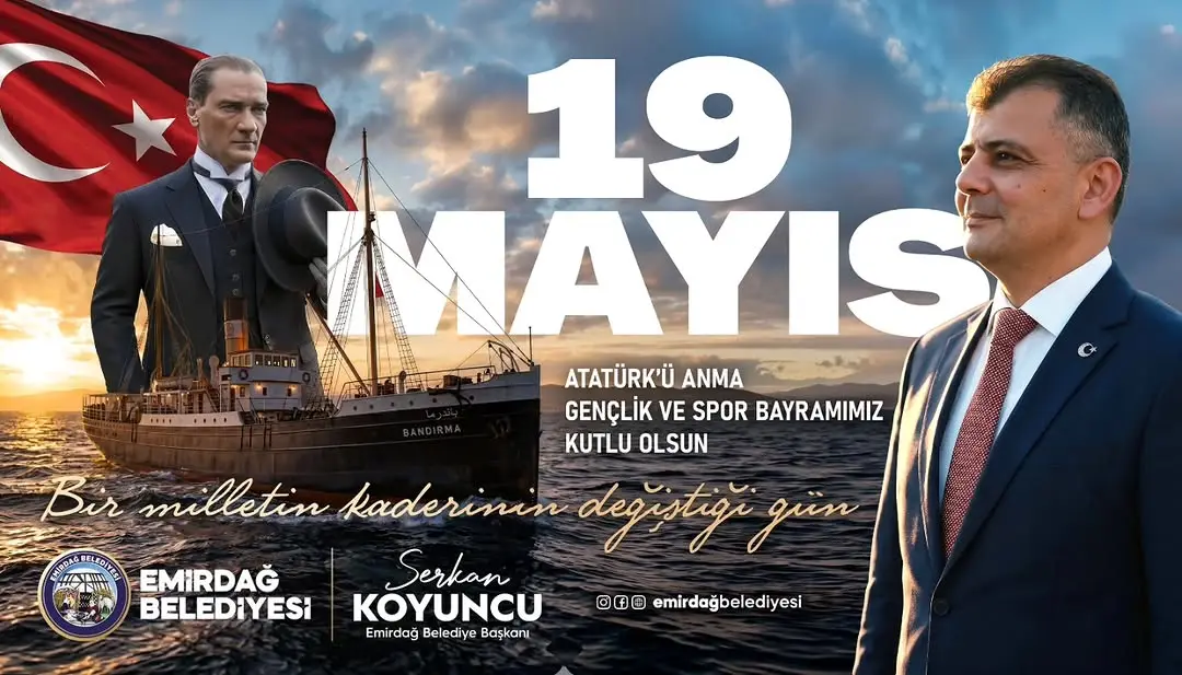 Emirdağ Belediye Başkanı Serkan Koyuncu'dan 19 Mayıs Mesajı