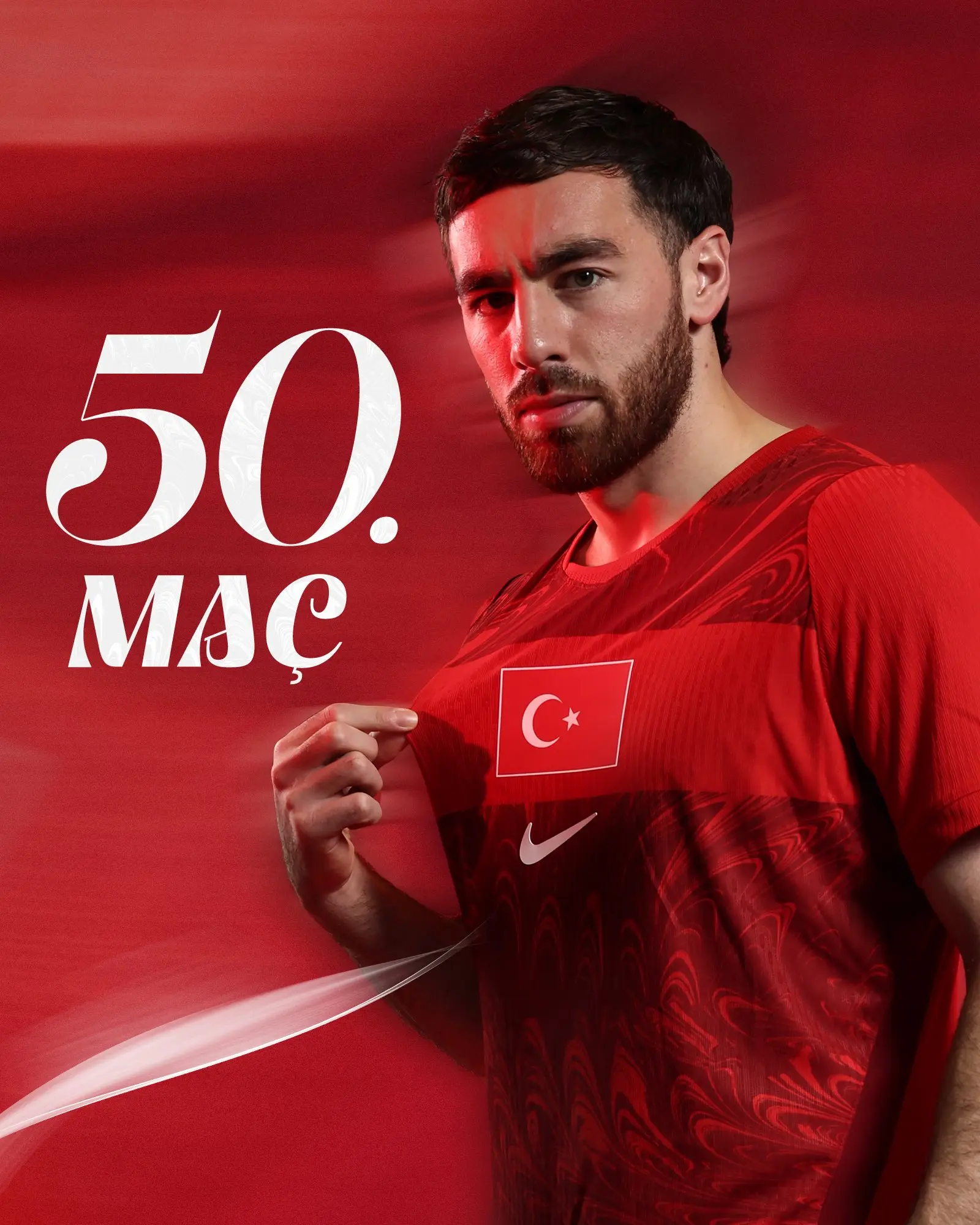 Orkun Kökçü, A Millî Takım'da 50. maçını oynadı