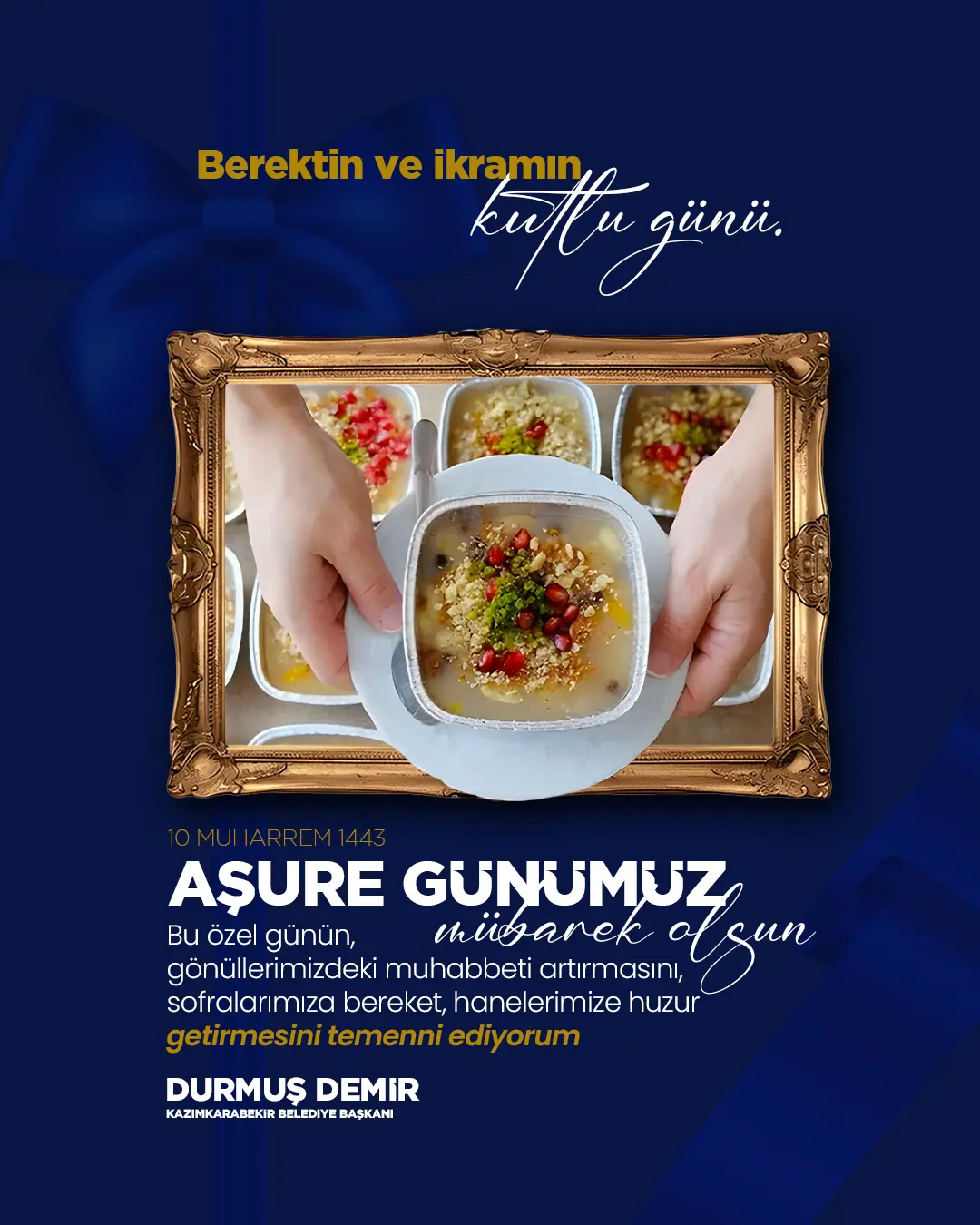 Aşure Günü Mesajı Paylaşıldı