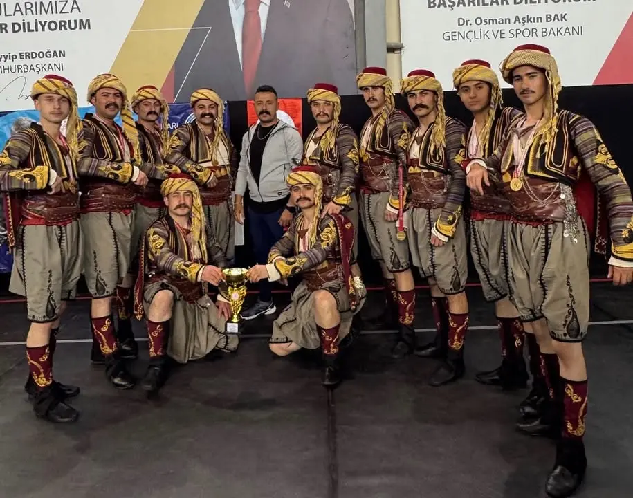 Afyonkarahisar Gençlik ve Spor İl Müdürlüğü'nden Halk Oyunları Şampiyonası Başarısı
