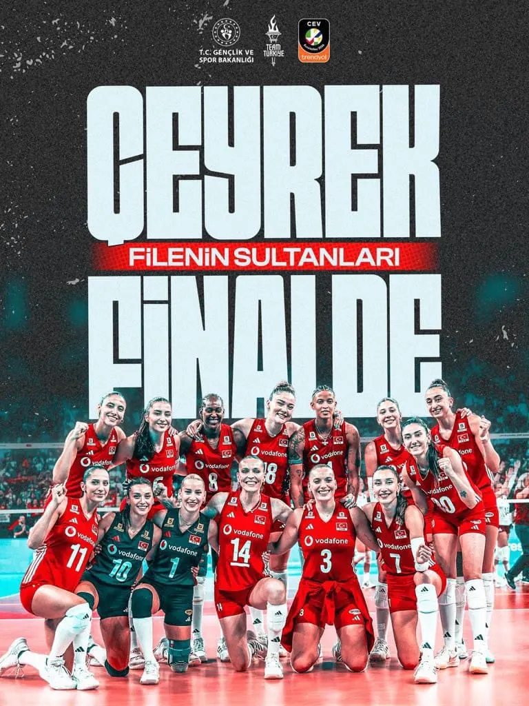 A Milli Kadın Voleybol Takımı çeyrek finale yükseldi