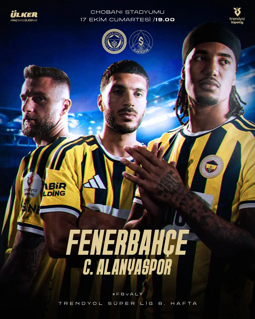 Fenerbahçe - Çaykur Rizespor Maçı Ne Zaman? Nerede Oynanacak?