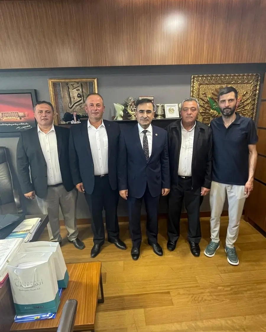 AK Parti Dinar Tatarlı Belde Başkanı Cevdet Gümüş ve Heyeti Gazi Meclisinde Ağırlandı