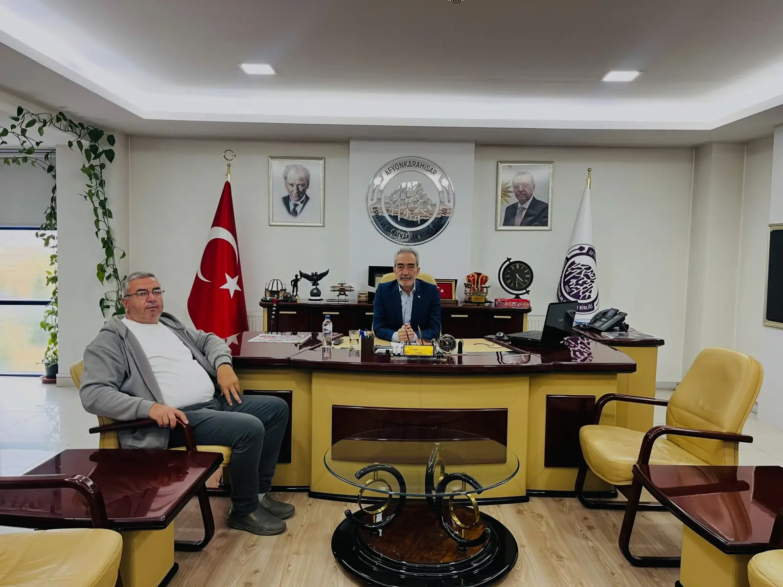 Fikret Şükrü Şener'den Cengiz Üstün'e Ziyaret
