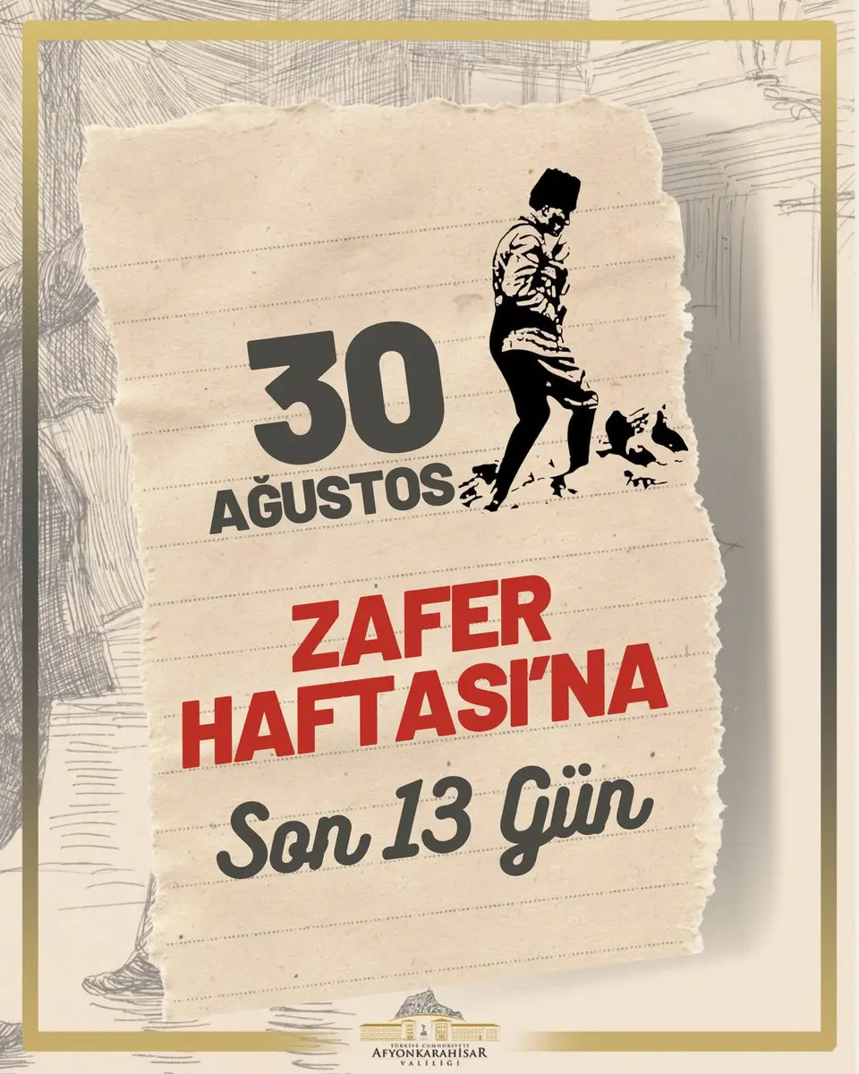 Büyük Taarruz Zafer Haftası Kutlamaları Başlıyor