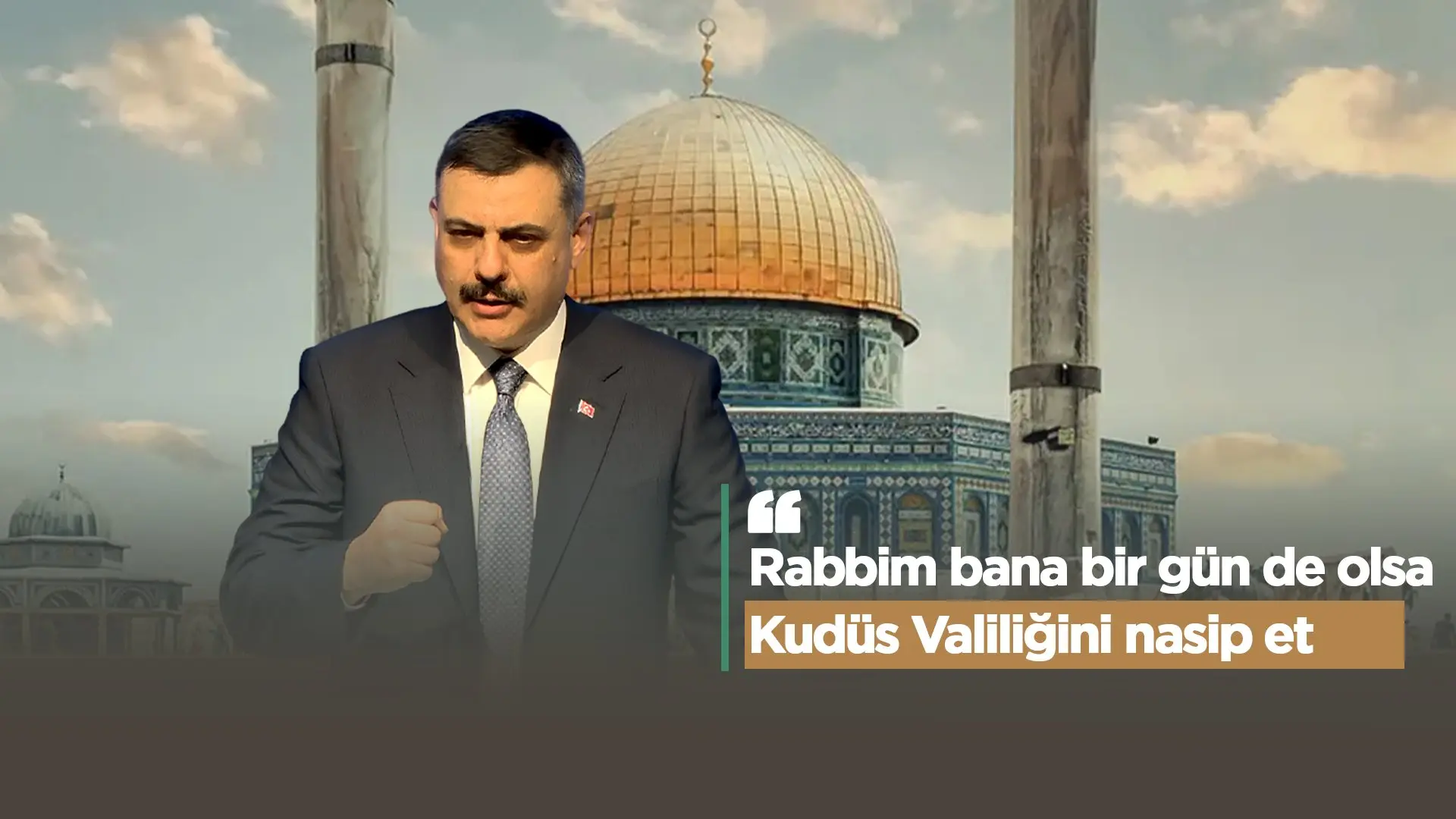 Kudüs'ün özgürlüğü için umut mesajı verildi
