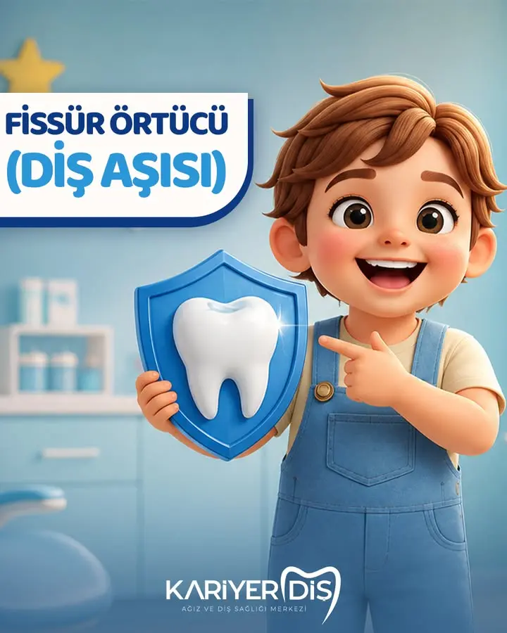 Kariyer Diş Ağız ve Diş Sağlığı Merkezi'nden Fissür Örtücü Bilgisi