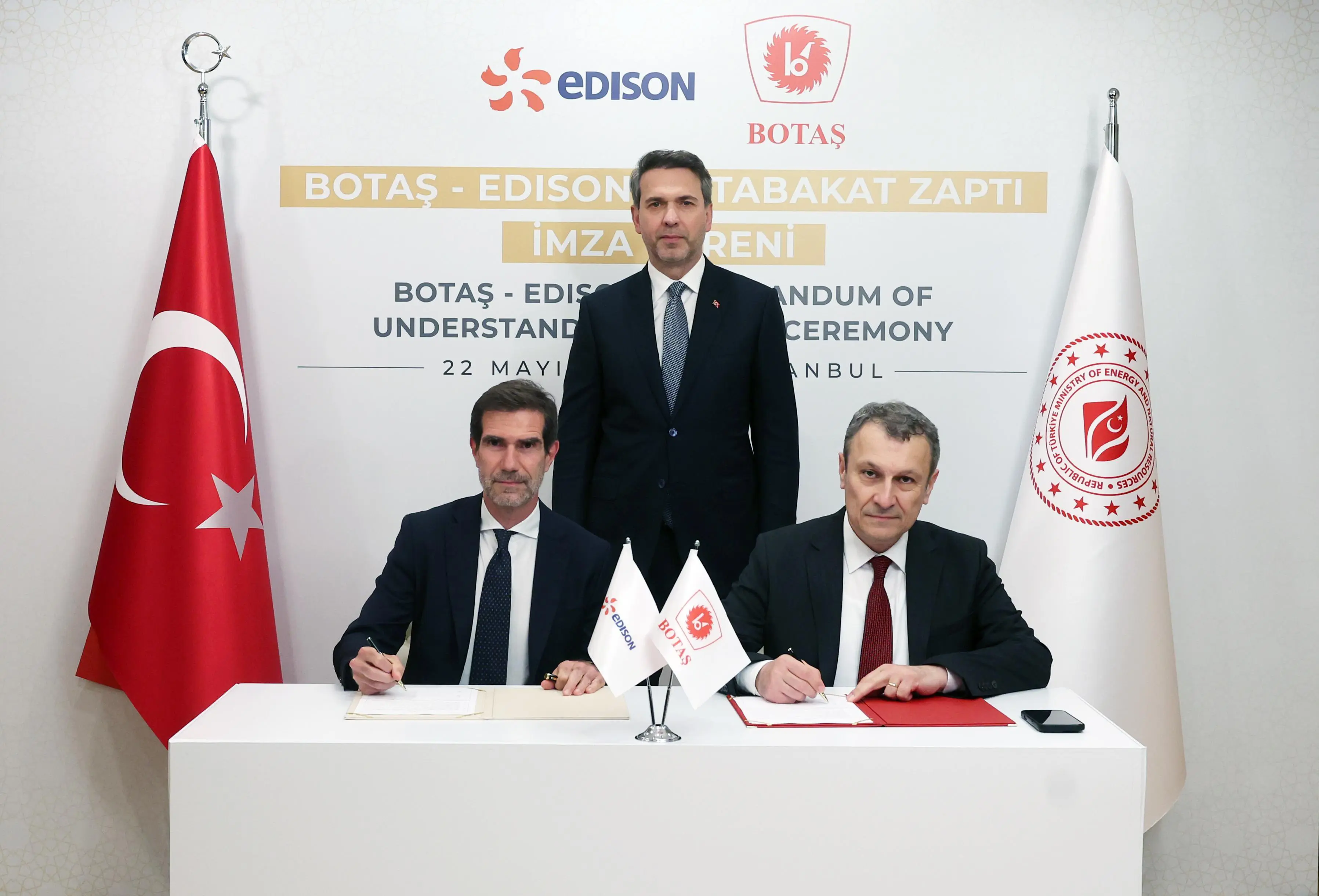 BOTAŞ ve Edison S.p.A. arasında işbirliği anlaşması