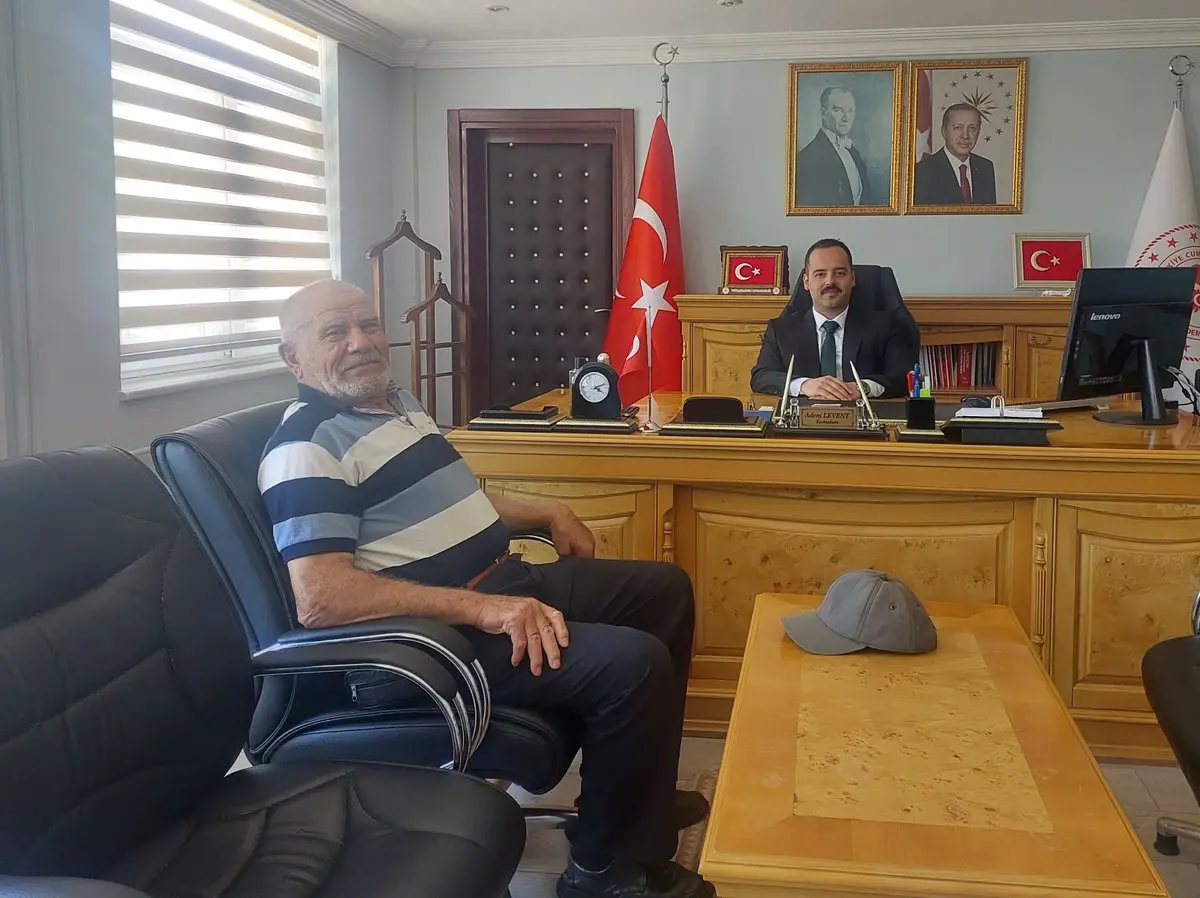 Yenice Mahallesi'nden Kaymakam'a Ziyaret
