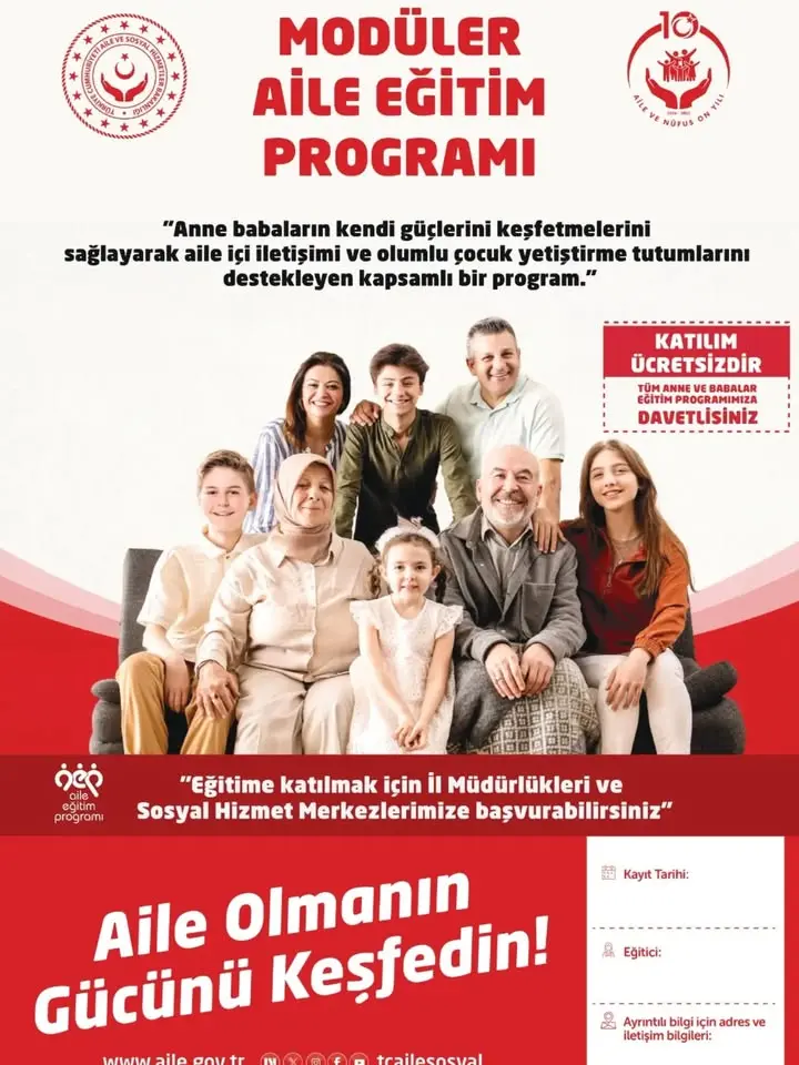 Kütahya'da Ücretsiz Aile Eğitim Programı Başladı