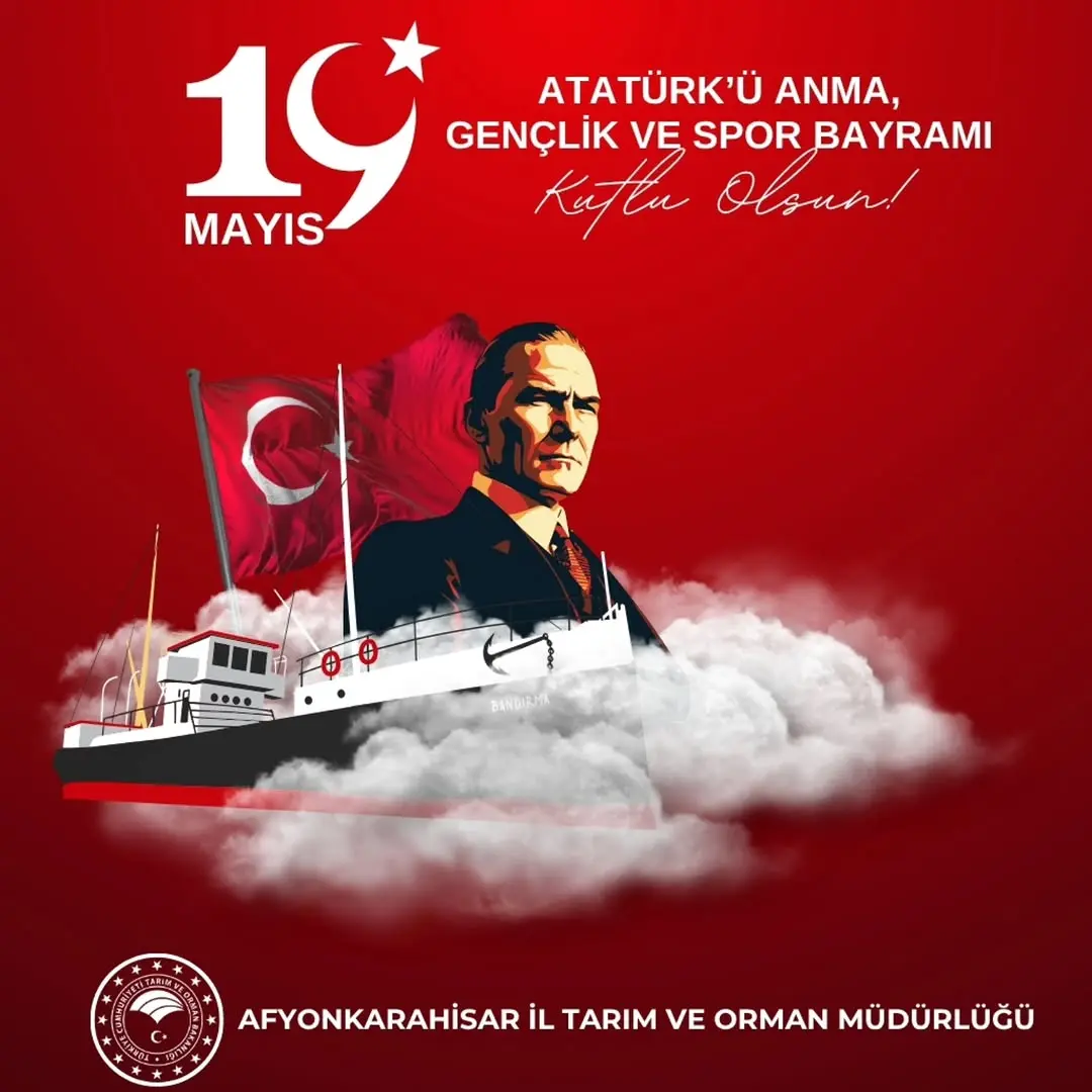 🇹🇷 19 Mayıs Atatürk'ü Anma, Gençlik ve Spor Bayramı Kutlu Olsun