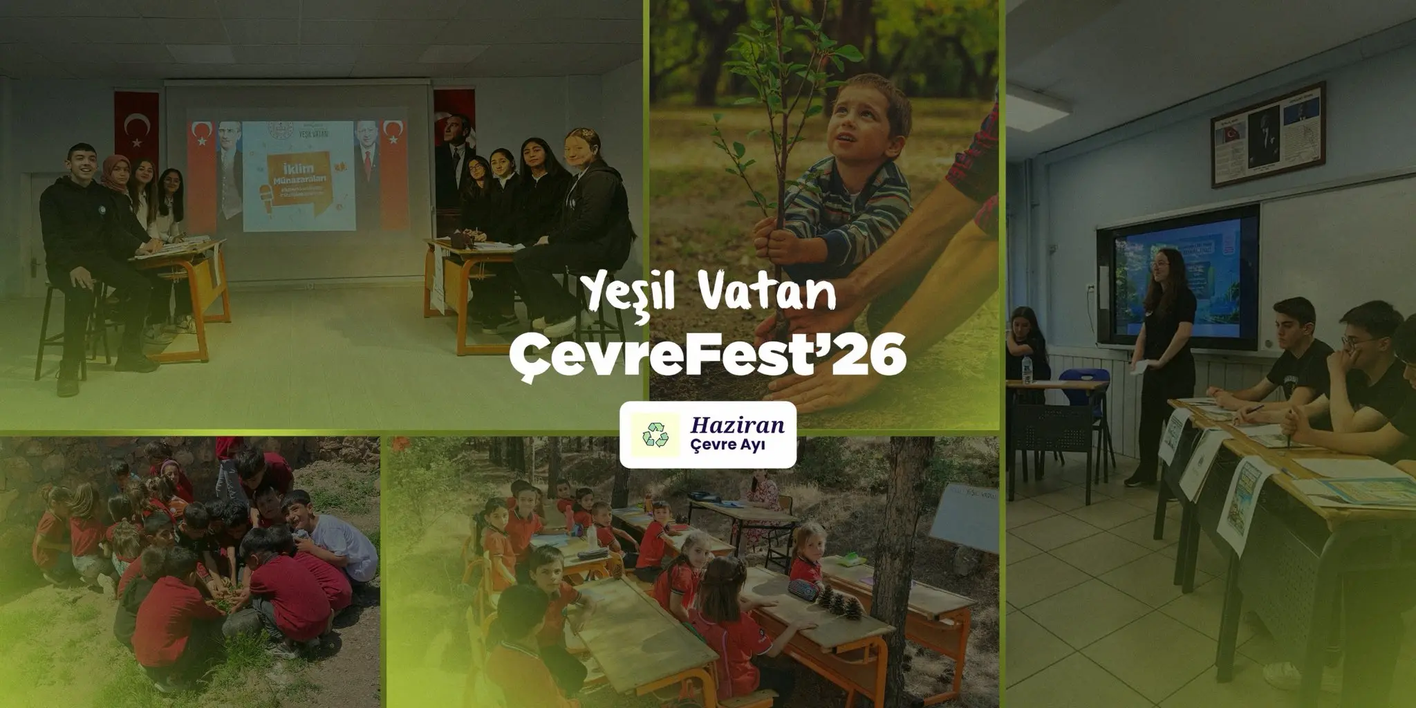 Haziran'da okullarda çevre etkinlikleri düzenlenecek
