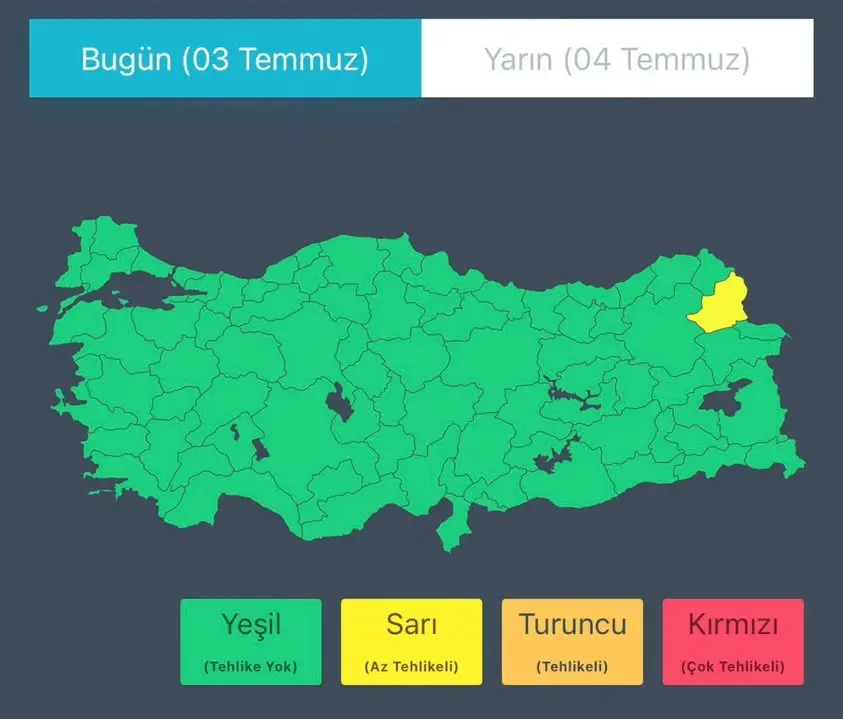 Meteorolojiden Hava Durumu Uyarısı: Kars ve İstanbul'da Sağanak Yağış Bekleniyor