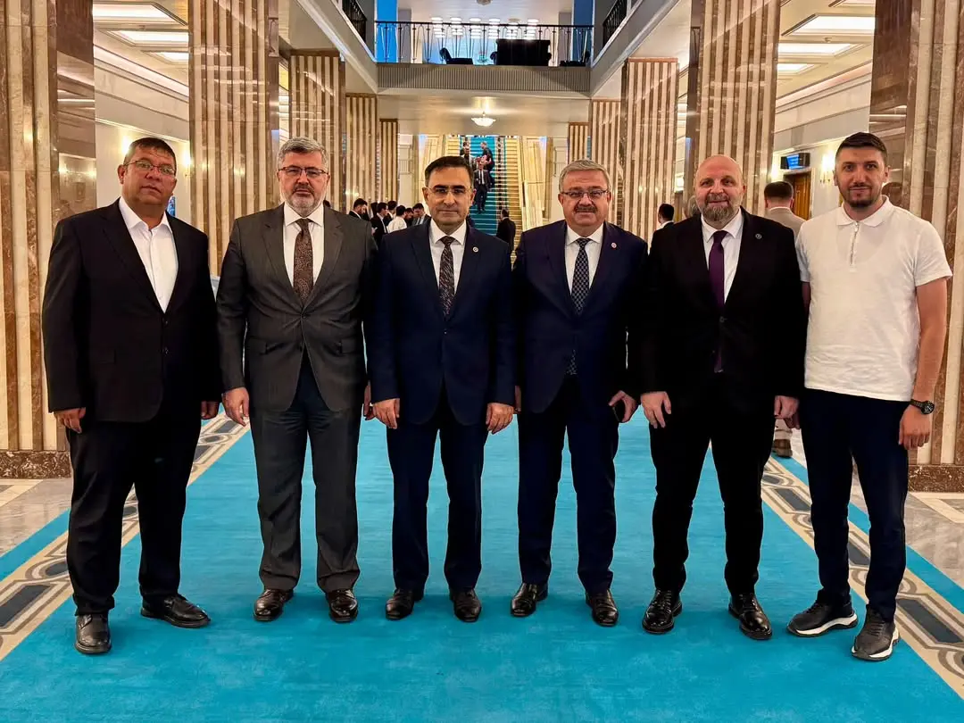 AK Parti Bolvadin İlçe Başkanı ve Yönetim Kurulu Üyeleri Gazi Meclisimizde Misafir Edildi