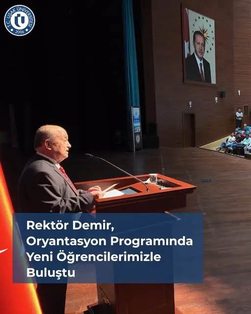 Uşak Üniversitesi'nde Yeni Öğrenci Oryantasyonu
