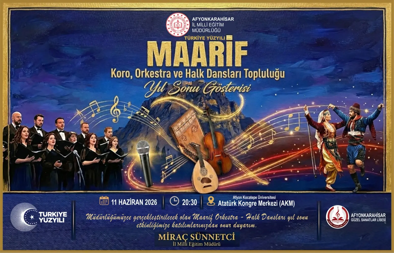 Afyonkarahisar'da Sanat Programı Düzenlenecek
