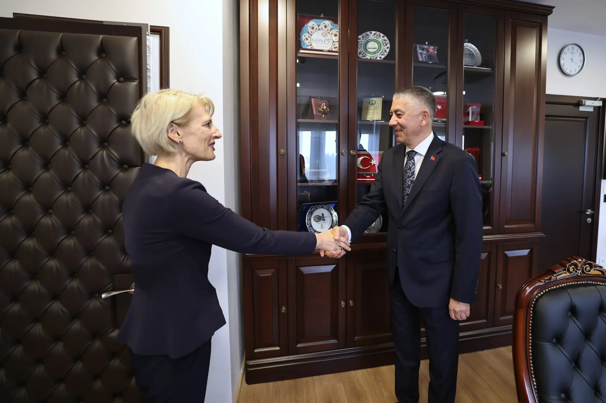 H. Ali Özel, Jill Morris'ı Uğurladı