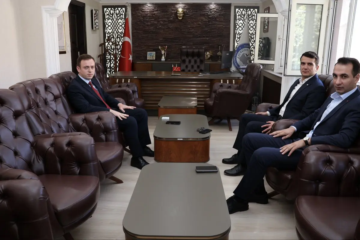 Kaymakamlar, Kızılören Kaymakamı'na Ziyarette Bulundu