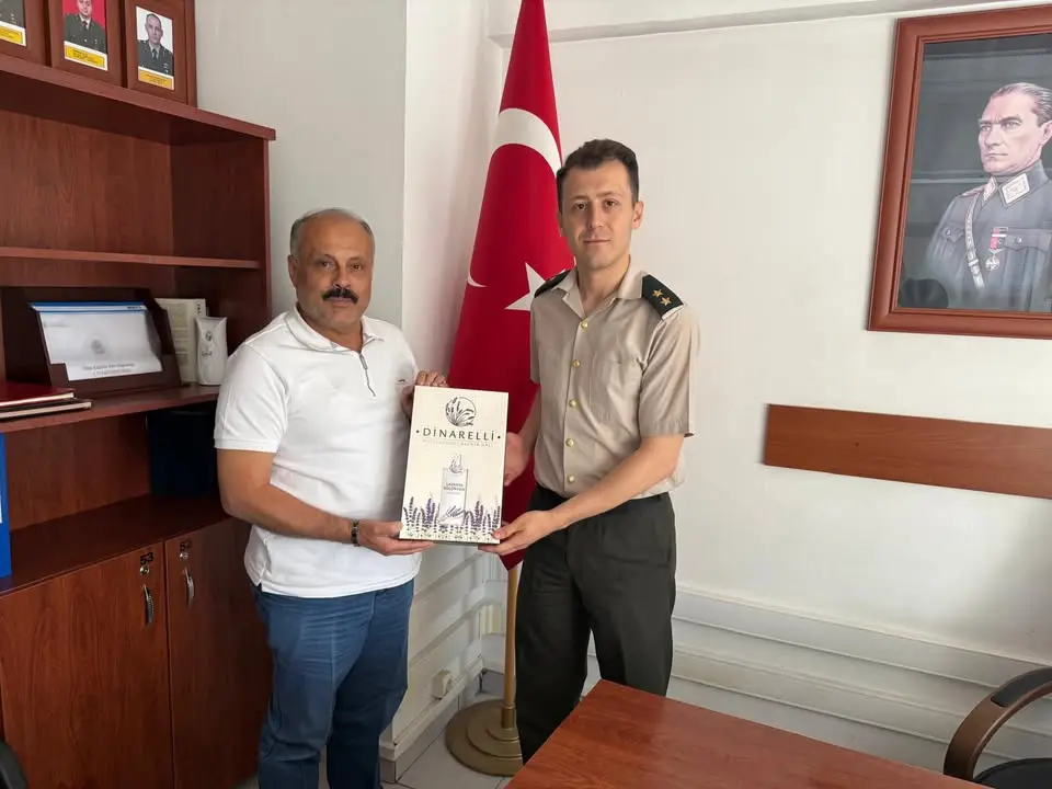 Veli Özcan, Üsteğmen Avcı'yı Ziyaret Etti